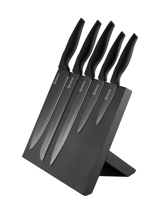 Platinet Knife Set With Stand of Stainless Steel PBKSB5W 5pcs