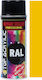 Eco Service Spray Paint Top Acrylic with Metallic Effect Traffic Yellow RAL 1023 400ml