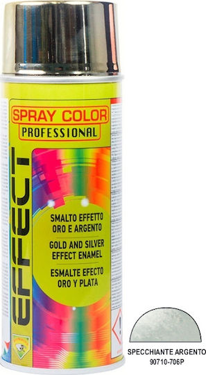 Eco Service Σπρέι Βαφής Effect με Καθρέφτη Εφέ Mirror Silver 400ml 12τμχ