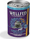 Wellfed Sterilised Hairball Care Wet Food for Adult Cats in Cans with Turkey and Duck 400gr