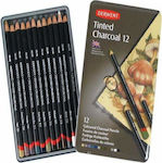 Derwent Coal Pencil Black 12pcs