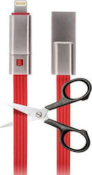 Forever Flat USB-A to Lightning Cable Red 5m (GSM094335)