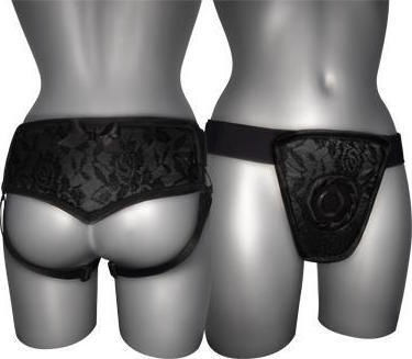 JoyDivision Strap On De Luxe With Back Harness σε Μαύρο Χρώμα