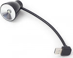 Gembird NL-02 USB Notebook Light LED σε Μαύρο Χρώμα