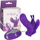 Seven Creations Flutter Butterfly Clitoral Vibrator with Remote Control 2cm Purple