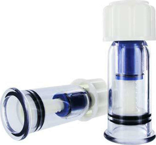 XR Size Matters Twist & Suck 2 Piece Suction Set Аспиратор Нипели Прозрачен 2бр