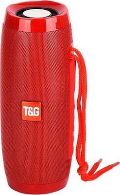 T&G Ηχείο Bluetooth 10W με Διάρκεια Μπαταρίας έως 3 ώρες Κόκκινο