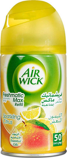 Airwick Nachfüllpack für Sprühgerät Freshmatic Max Nachfüllpackung mit Duft Zitrusfrüchte 250ml