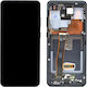 Samsung Οθόνη mit Touch-Mechanismus und Rahmen für Galaxy S20 Ultra (Schwarz)