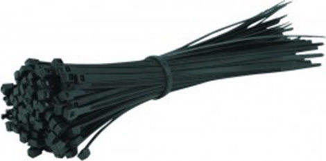 SAS Δεματικά Καλωδίων Πλαστικά 430mmx4.8mm σε Μαύρο χρώμα (100τμχ) (AK-KO-117)
