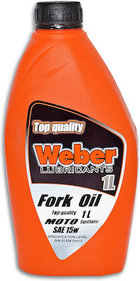 Weber Fork Oil Λάδι Αναρτήσεων Μοτοσυκλέτας 15W 1lt