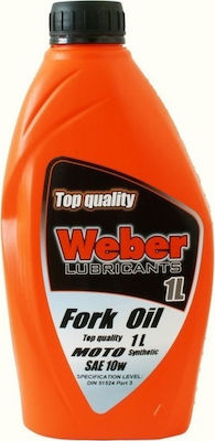 Weber Fork Oil Sintetic Ulei de suspensie pentru motocicletă 10W 1lt