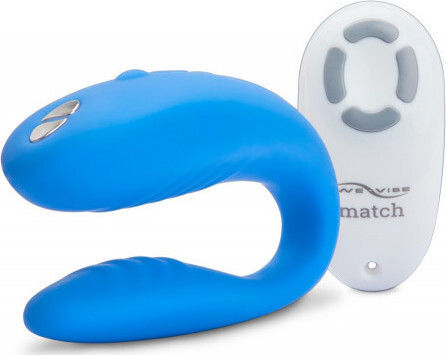 We-Vibe Match Couples vibrator Mini Δονητής για Ζευγάρια 6cm Μπλε
