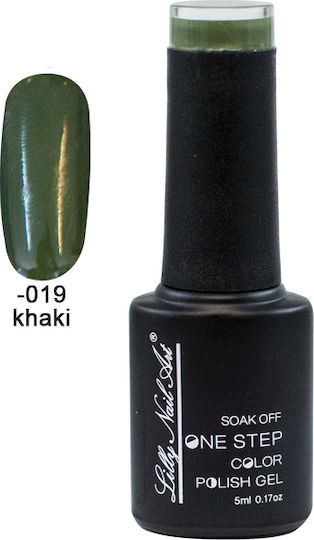 Lilly Nail Art Halb-permanenter Nagellack 019 Khaki 019 Khaki 5ml 1Stück