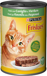 Purina Adult Nasses Katzenfutter für Katze in Dose mit Kaninchen und Gemüse 400gr