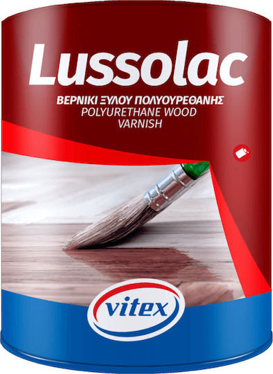 Vitex Lussolac Surface Varnish Polyurethane Solvent Based 407 Chestnut Gloss 180ml