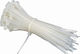 SAS Cable Ties Plastic 540mm x 7.4mm in White Colour (100 pcs)