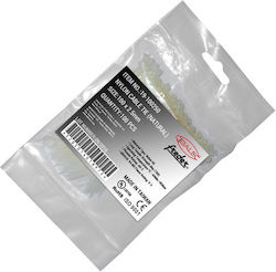 Adeleq Plastic Cable Ties 100mmx2.5mm In White Colour 100pcs 19-100250 Adeleq Plastic Cable Ties 100mmx2.5mm In White Colour 100pcs 19-100250