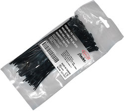 Adeleq Δεματικά Καλωδίων Πλαστικά 165mmx2.5mm σε Μαύρο χρώμα (100τμχ) (19-165251)