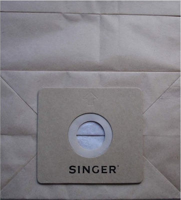 Singer VC2200-VC200-VC180-VC1120 Vacuum Cleaner Bags 5pcs Compatible with Singer Vacuum Cleaners