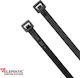 Elematic Cable Ties Plastic 540mm x 7.5mm in Black Colour (100 pcs) (5331E)
