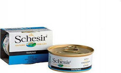 Schesir Nature for Cat Wet Food for Adult Cats In Can with Chicken In Jelly Φιλέτο 14pcs 85gr