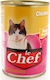 Le Chef Κονσέρβα Wet Food for Adult Cats In Can...