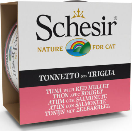 Schesir Nature for Cat Hrană Umedă pentru Pisici Adulte în Conservă cu Ton fără Gluten 85gr