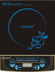 Crown Induction Countertop Single Burner Black