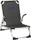 TnS Small Chair Beach Aluminium Gray Waterproof...