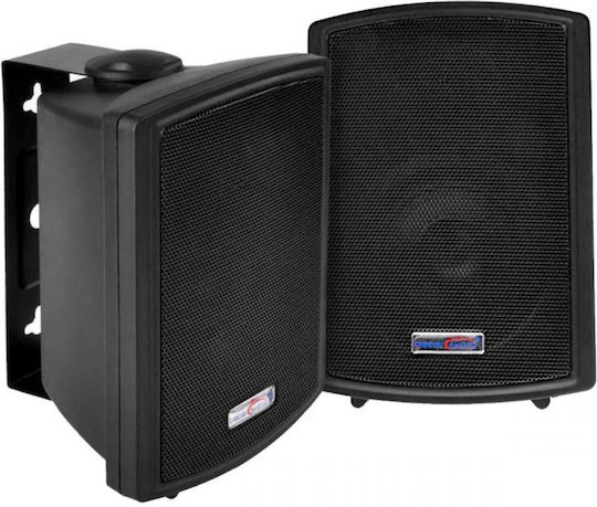 Dibeisi DBS 160W DM-Q5451 Ζεύγος Παθητικών Ηχείων PA 160W με Woofer 3.5" 14.5x11x20.5εκ. σε Черен Χρώμα