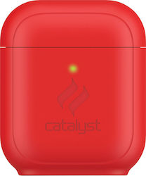 Catalyst Standing Hülle Silikon in Rot Farbe für Apple AirPods 1 / AirPods 2
