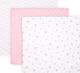Lorelli Trio Muslin Swaddle Wraps Pink 80x80cm. 3pcs