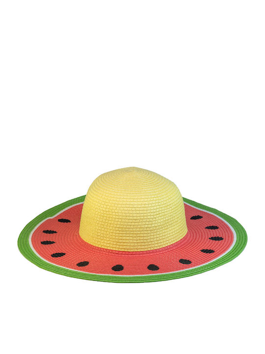 Women's Straw Watermelon Hat