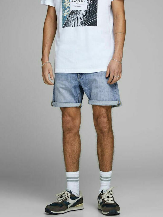 Jack & Jones Herrenshorts Jeans Light Blue