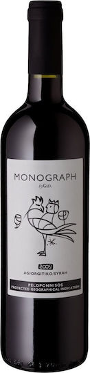 Gaia Wines Κρασί Monograph Ερυθρό Ξηρό Νεμέας 750ml