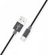 Ezra DC11-TPC Braided USB 2.0 Cable USB-C Male - USB-A Black 1.2m DC11-TPC