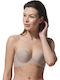Luna Miracle Strapless Bra with Light Padding Underwire Mocca