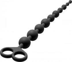 Frisky Frisky Captivate Me 10 Bead Silicone Anal Beads Πρωκτικές Μπίλιες Μαύρες 34cm