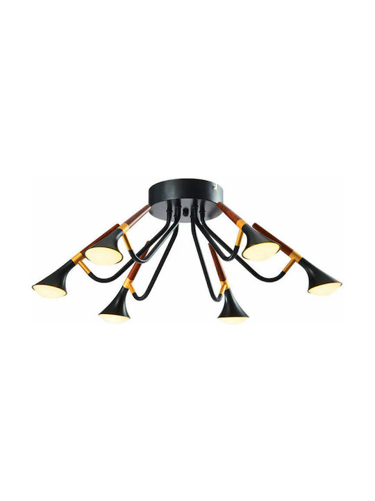 Elmark Duncan Pendant Light Black 73x73x260cm