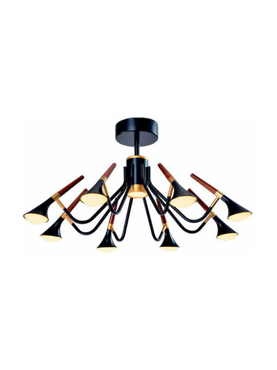 Elmark Duncan Pendant Light Black 82x82x390cm