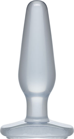 Doc Johnson Crystal Jellies Butt Plug Anal Plug Mittel Clear 14cm