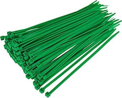 Sapiselco Legături Cablu Din Plastic 280mmx4.5mm În Culoare Verde 100 Bucăți