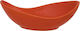 Art et Lumiere Imagination Porcelain Salad Bowl Orange 23.5x23.5x5cm