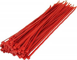 Bostik Den Braven Plastic Cable Ties 200mm x 4.8mm in Red Colour (100 pcs) 06250 Bostik Den Braven Plastic Cable Ties 200mm x 4.8mm in Red Colour (100 pcs) 06250