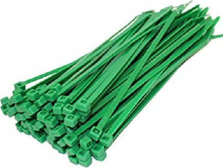 Bostik Den Braven Δεματικά Καλωδίων Πλαστικά 200mmx3.6mm σε Πράσινο χρώμα (100τμχ) (06248)