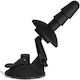 Doc Johnson Vac-U-Lock Dildo realist Cu ventuză Negru