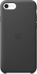 Apple Leather Case Black (iPhone SE 2020/8/7)