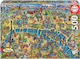 Paris Map Puzzle 2D 500 Pieces