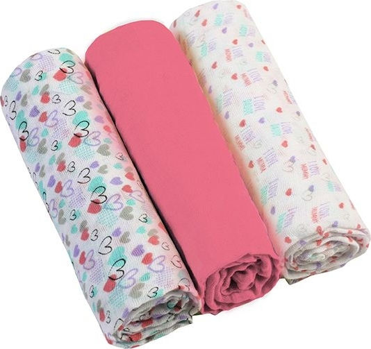 Babyono Swaddle Blanket 70x70cm 3 Bucăți